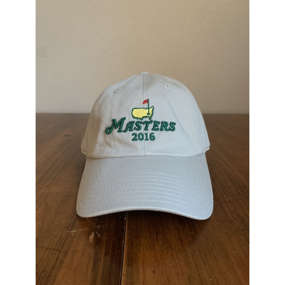 Masters Golf Strapback Hat Championship 2016 American Needles Stone/Beige Cap